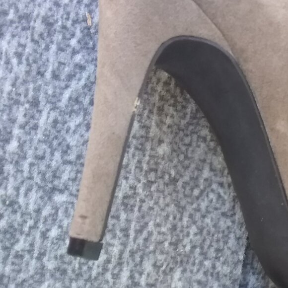 Nine Werst Boots Women's 7.5M Taupe inside zipper Olivia3Y High Heel Ankle Boots - Picture 7 of 9